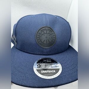 Canada Goose x New Era 9FIFTY Arctic Snapback Cap Hat Navy Blue New